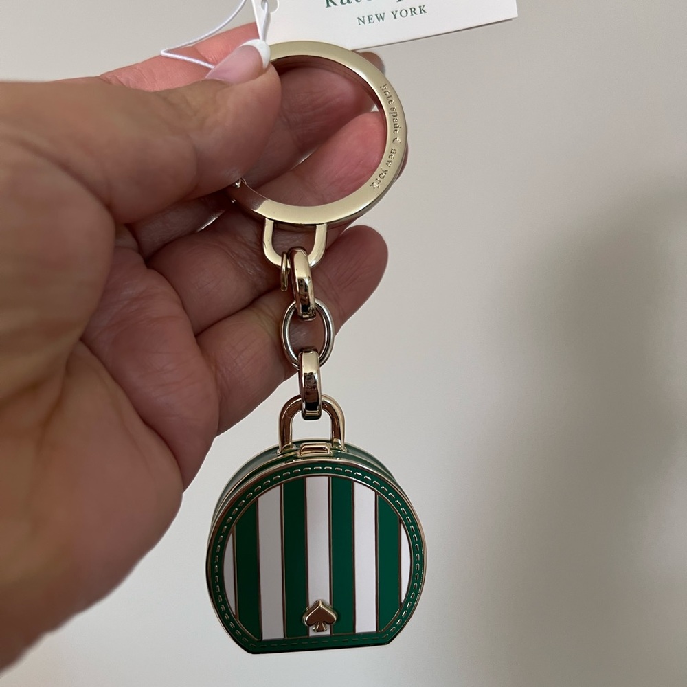Kate Spade suitcase keychain